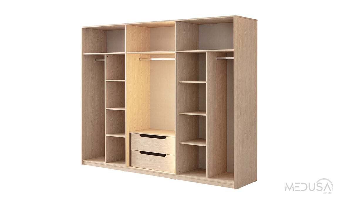 Medusa Home Mobilya - Panama Meşe Gardırop v2