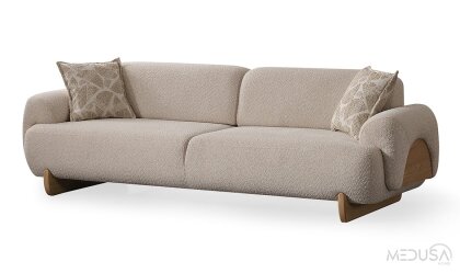 Medusa Home Mobilya - Panama Meşe Koltuk Takımı