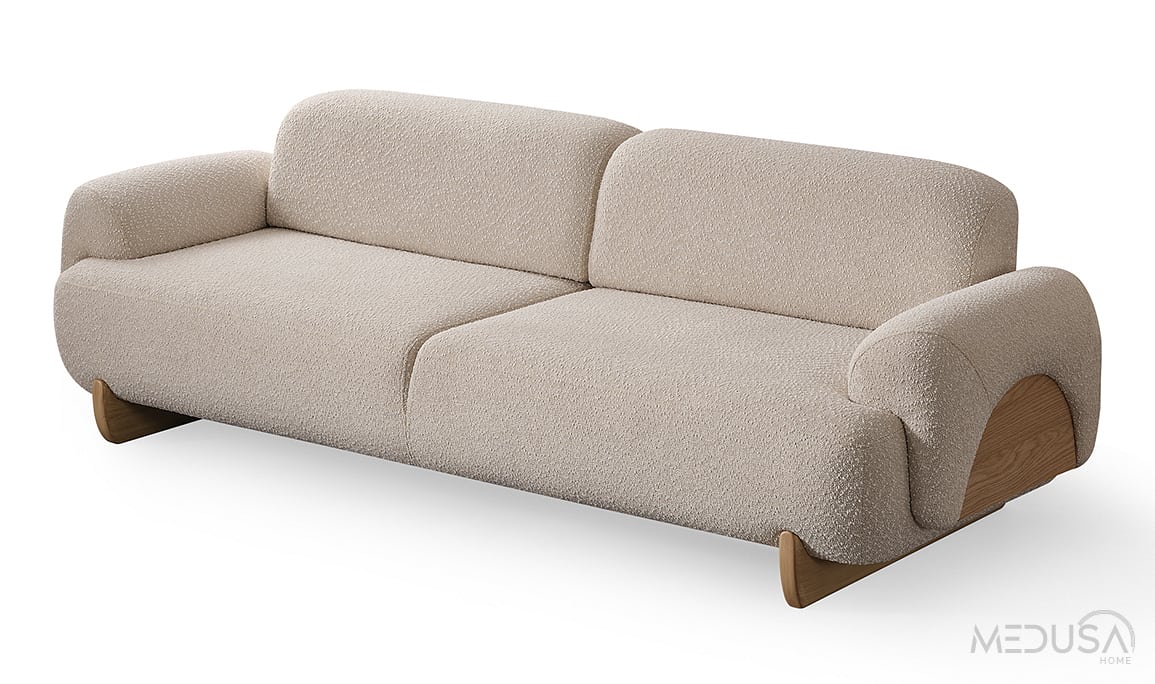 Medusa Home Mobilya - Panama Meşe Koltuk Takımı