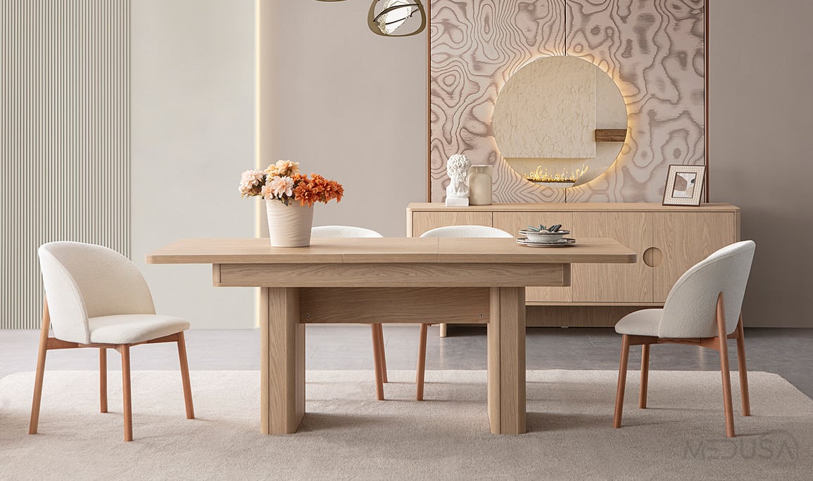 Medusa Home Mobilya - Panama Meşe Sandalye