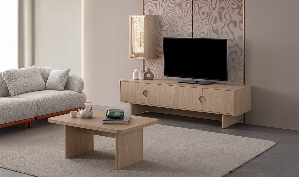 Medusa Home Mobilya - Panama Meşe Tv Ünitesi