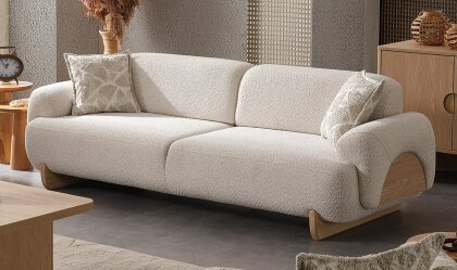Medusa Home - Panama Meşe Üçlü Koltuk Medusa Home - Panama Meşe Üçlü Koltuk