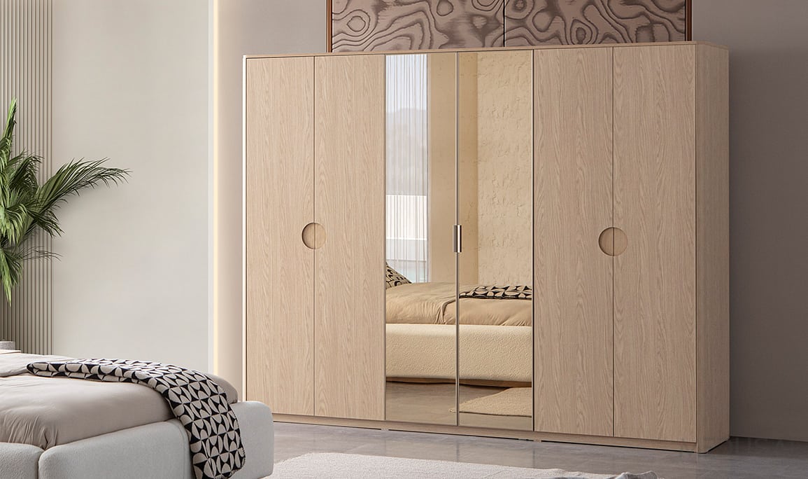 Medusa Home Mobilya - Panama Meşe Yatak Odası