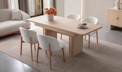 Medusa Home Mobilya - Panama Meşe Yemek Masası