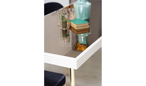Medusa Home Mobilya - Pandora Beyaz Yemek Odası