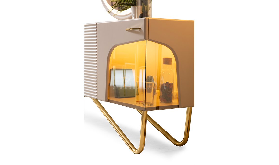 Medusa Home Mobilya - Pandora Beyaz Yemek Odası