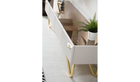 Medusa Home Mobilya - Pandora Beyaz Yemek Odası