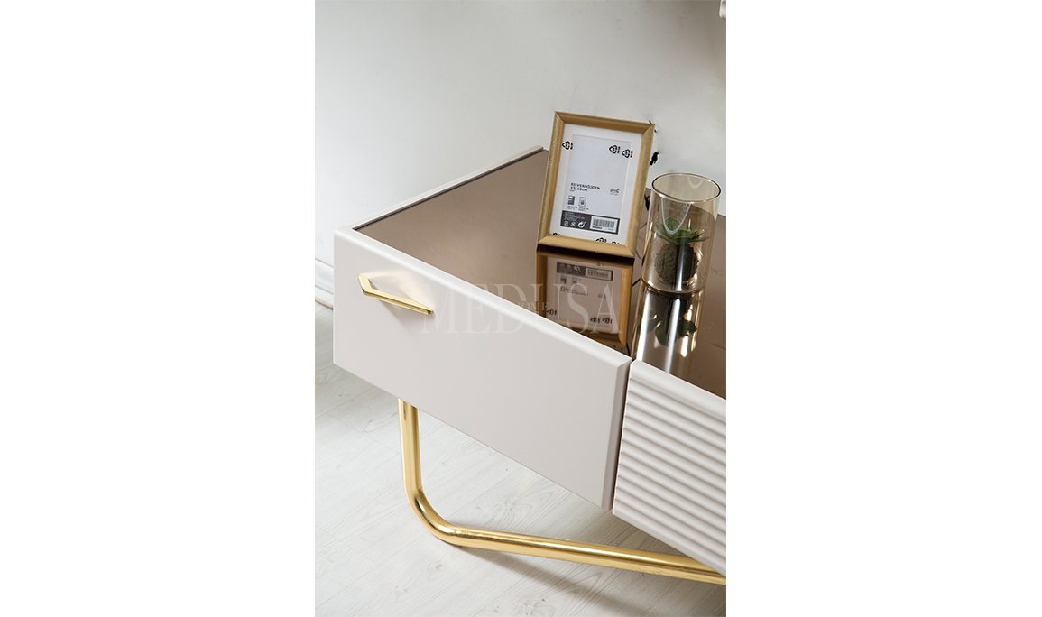 Medusa Home Mobilya - Pandora Beyaz Yemek Odası