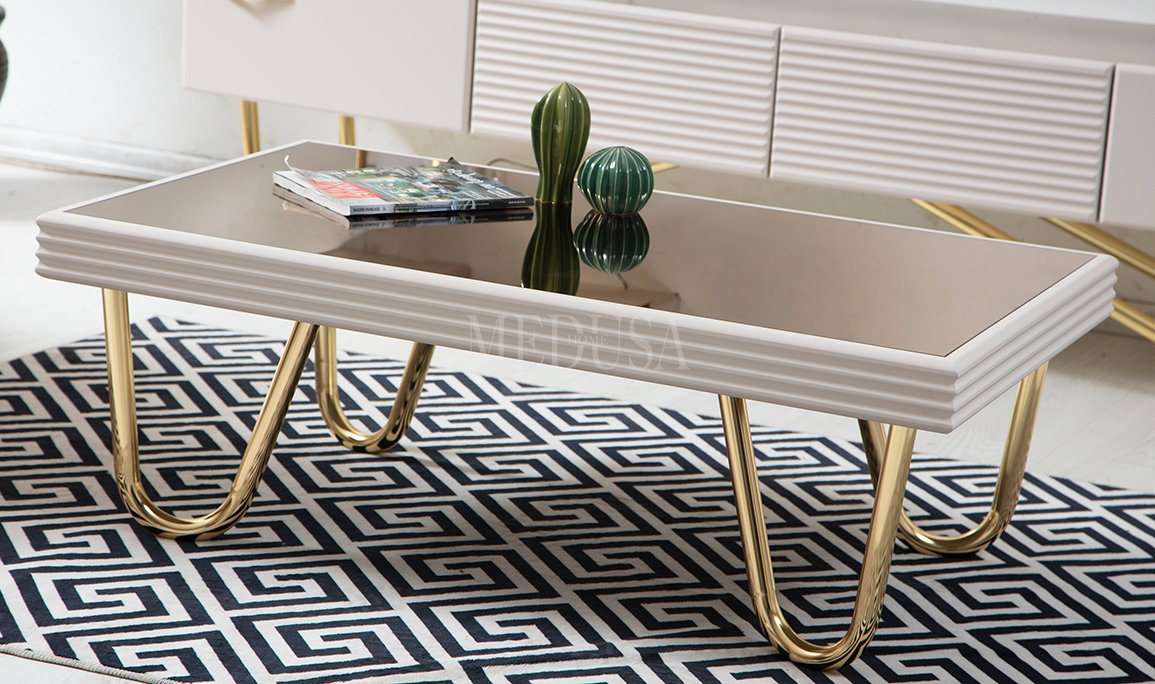 Medusa Home Mobilya - Pandora Beyaz Yemek Odası