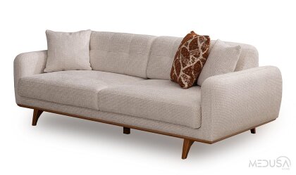 Medusa Home Mobilya - Papatya Üçlü Koltuk