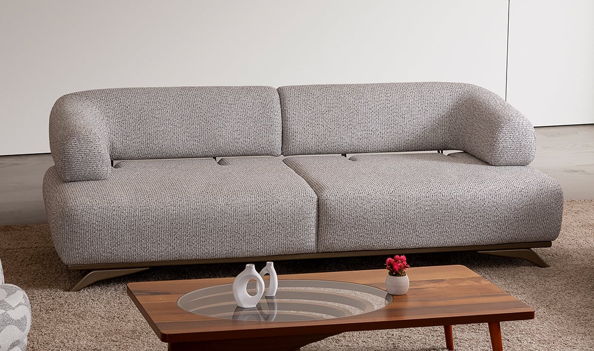 Medusa Home Mobilya - Parino Üçlü Koltuk