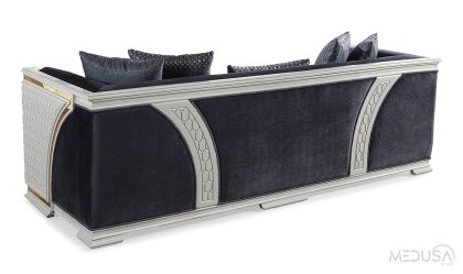 Medusa Home Mobilya - Paris Luxury Üçlü Koltuk