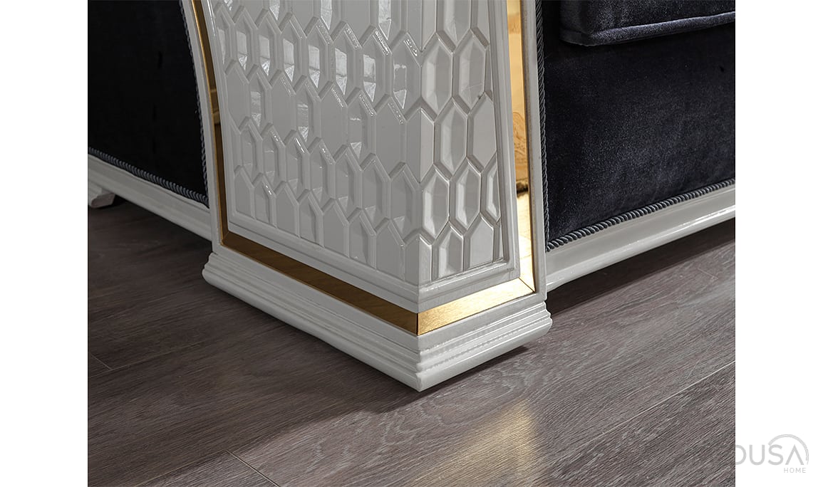 Medusa Home Mobilya - Paris Luxury Üçlü Koltuk