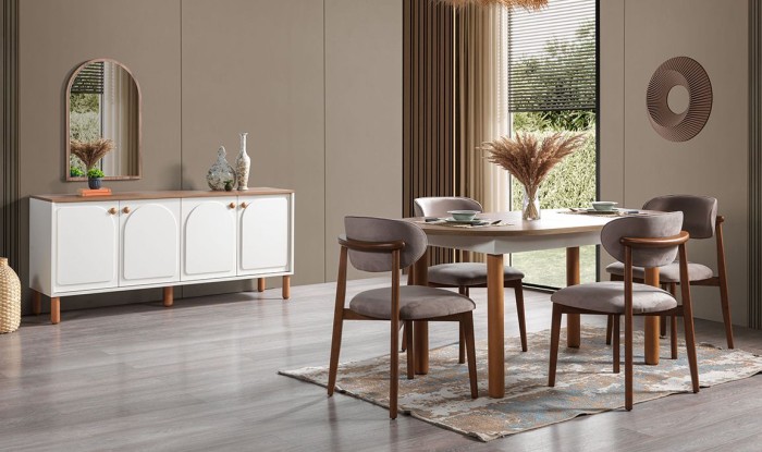 Medusa Home Mobilya - Parla Bohem Yemek Odası - Bohem Yemek Odası