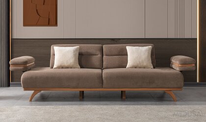 Medusa Home - Pars Kahve Üçlü Koltuk Medusa Home - Pars Kahve Üçlü Koltuk