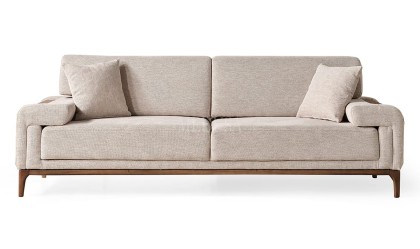 Medusa Home - Paul Beyaz Üçlü Koltuk Medusa Home - Paul Beyaz Üçlü Koltuk