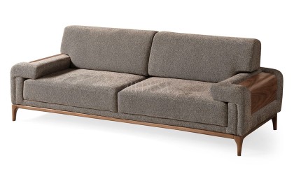 Medusa Home Mobilya - Paul Kahve Üçlü Koltuk