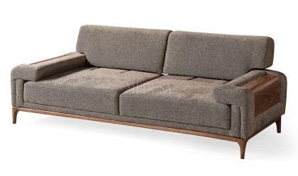 Medusa Home Mobilya - Paul Kahve Üçlü Koltuk