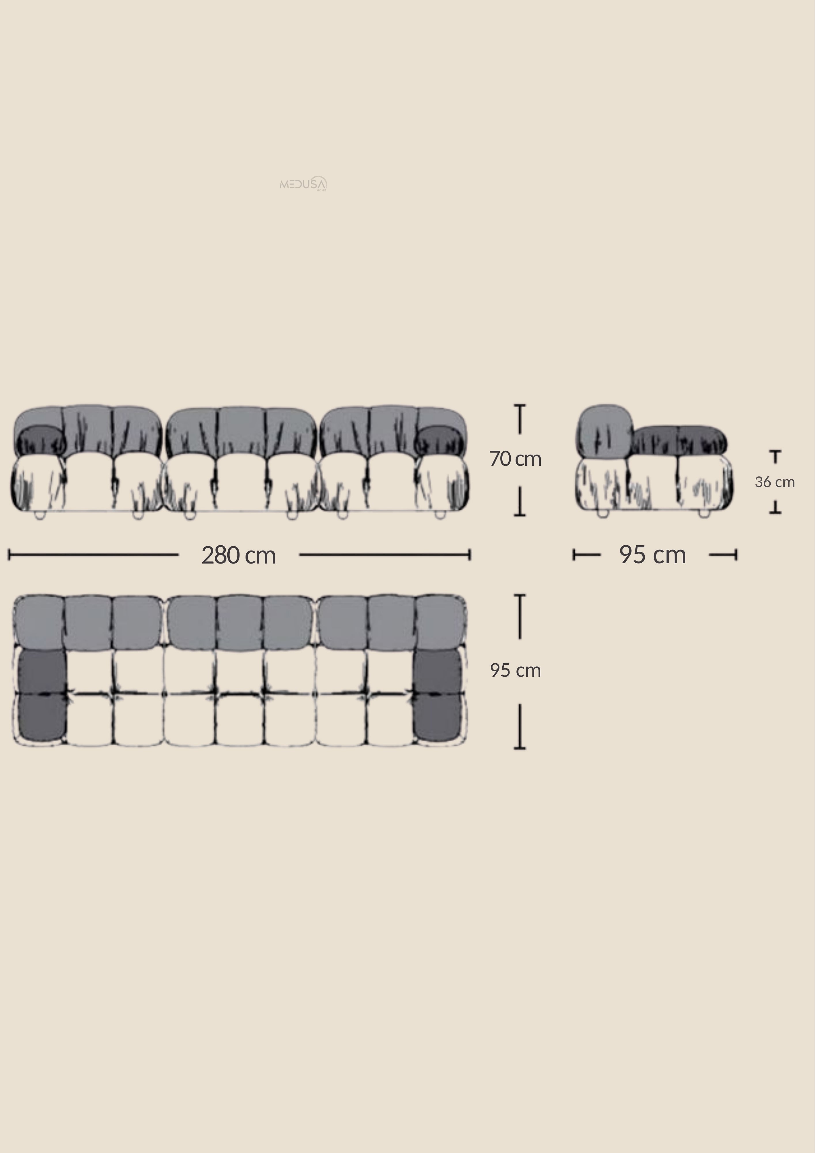 Medusa Home Mobilya - Pegasus Ara Modül