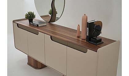 Medusa Home Mobilya - Pera Ceviz Yemek Odası