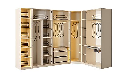 Medusa Home Mobilya - Pera Köşe Gardırop