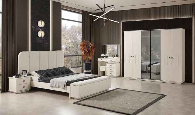 Medusa Home Mobilya - Petek Yatak Odası - Modern Yatak Odası