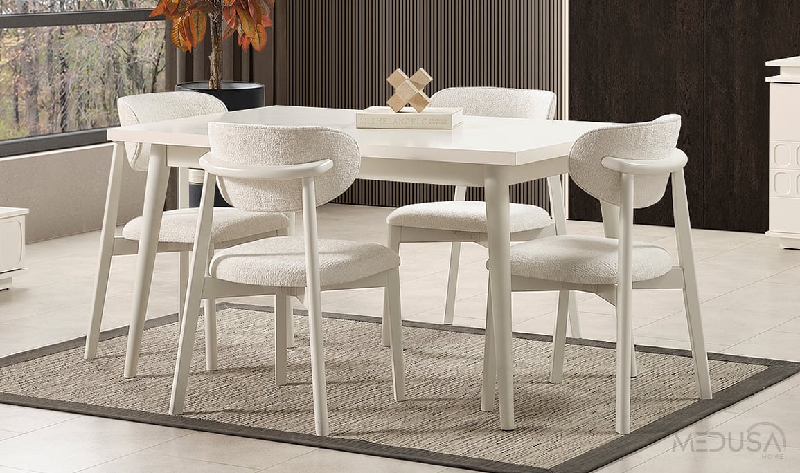 Medusa Home Mobilya - Petek Yemek Masası