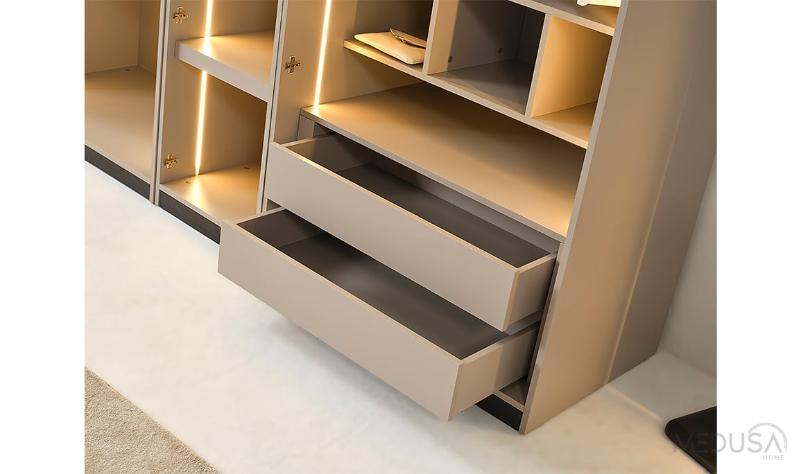 Medusa Home Mobilya - Petra 6 Kapaklı Gardırop