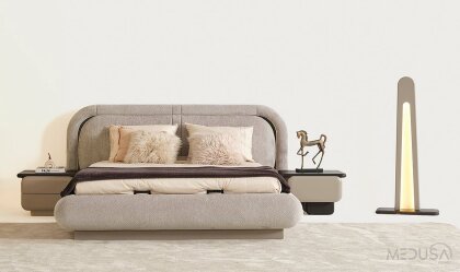 Medusa Home Mobilya - Petra Tek Kapaklı Komodin