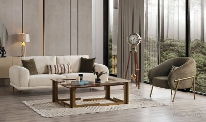 Medusa Home Mobilya - Petria Üçlü Koltuk