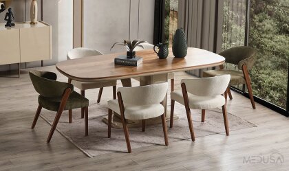 Medusa Home Mobilya - Petria Yemek Odası