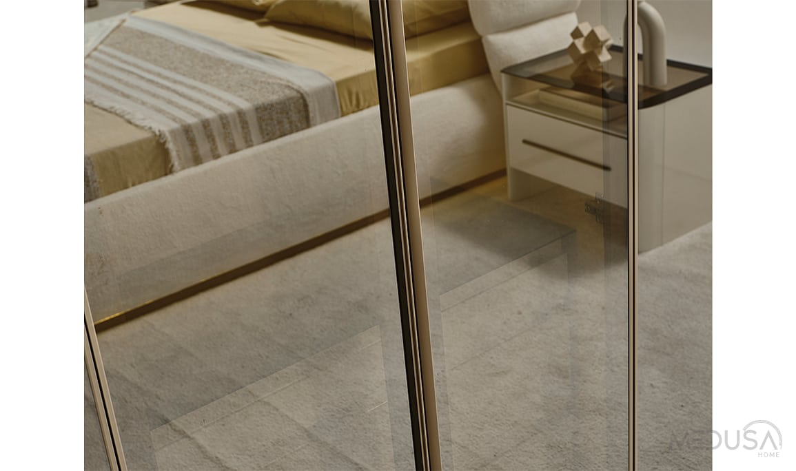 Medusa Home Mobilya - Petron Gardırop Cam Kapaklı