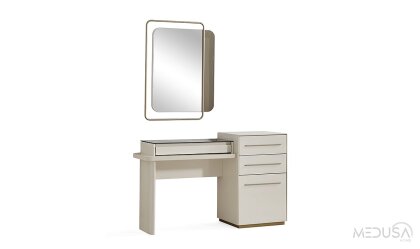 Medusa Home Mobilya - Petron Yatak Odası Cam Kapaklı