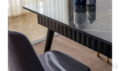 Medusa Home Mobilya - Photon Siyah Yemek Odası