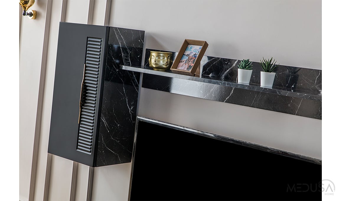 Medusa Home Mobilya - Photon Siyah Yemek Odası