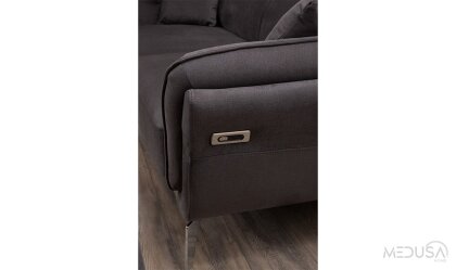 Medusa Home Mobilya - Piano Motorlu Üçlü Koltuk