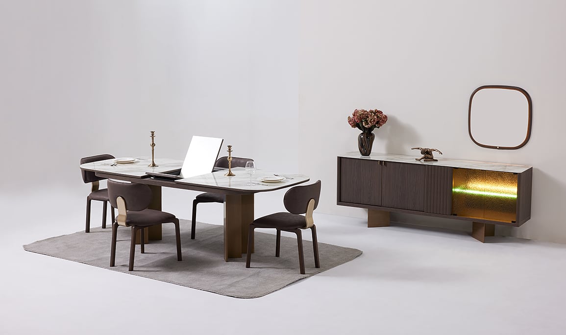 Medusa Home Mobilya - Piano Yemek Odası