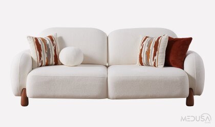 Medusa Home Mobilya - Piedra Bohem Üçlü Koltuk