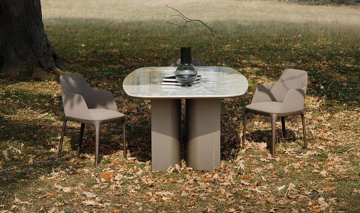 Medusa Home Mobilya - Pierra Seramik Yemek Masası