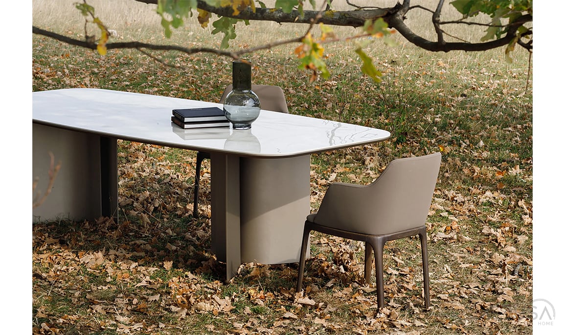 Medusa Home Mobilya - Pierra Seramik Yemek Masası