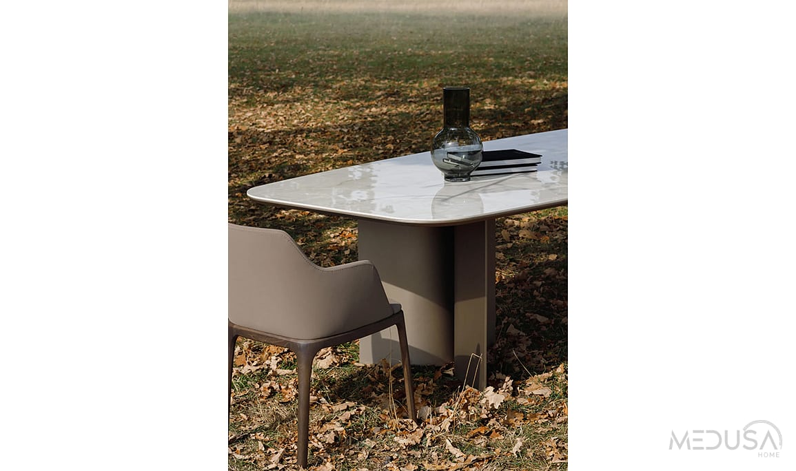 Medusa Home Mobilya - Pierra Seramik Yemek Masası