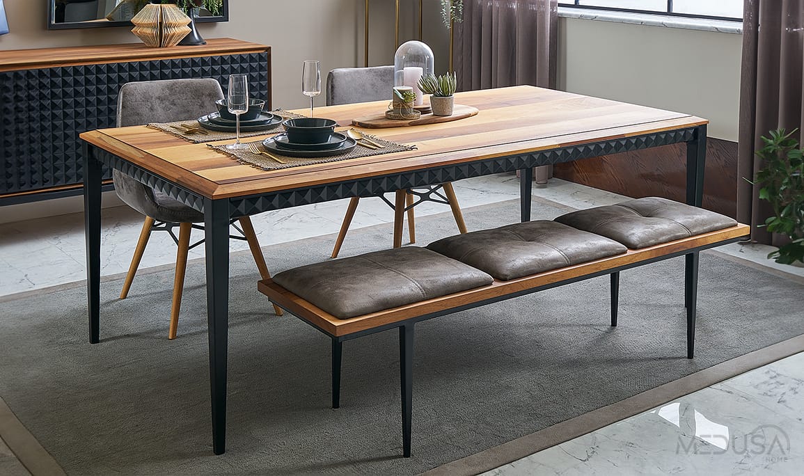 Medusa Home Mobilya - Piramit Bench