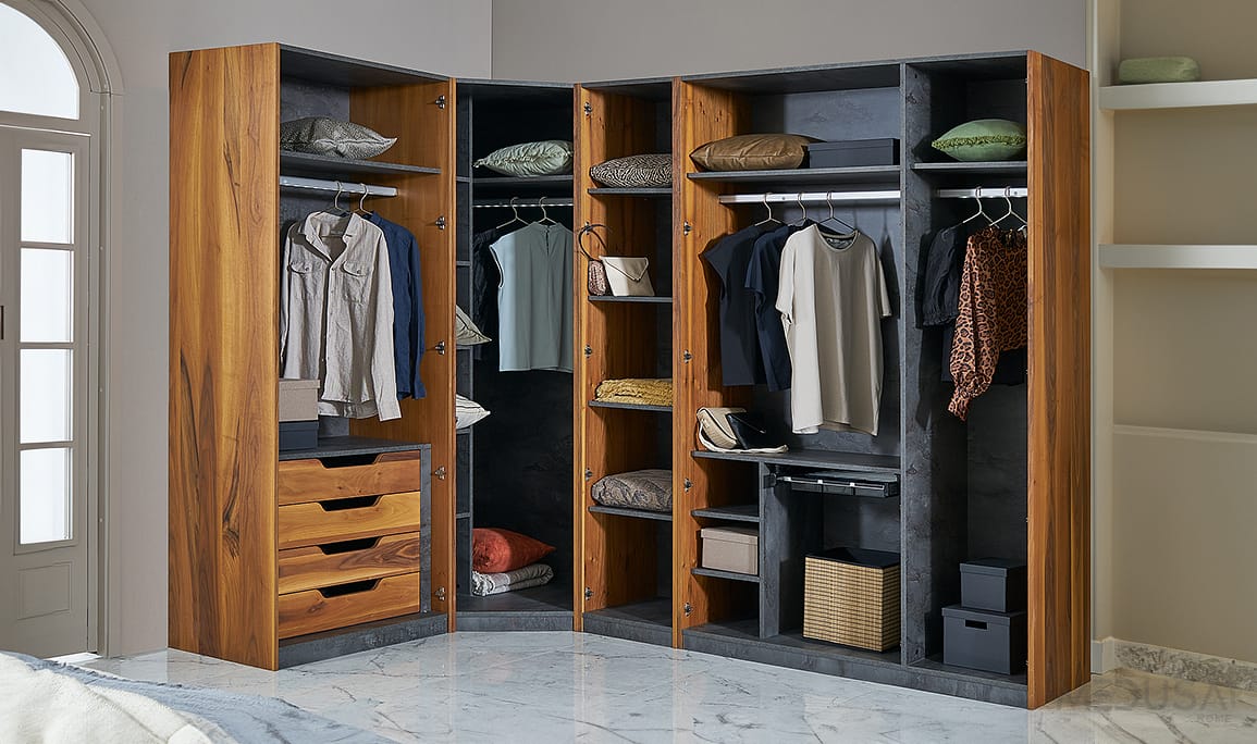 Medusa Home Mobilya - Piramit Köşe Gardırop