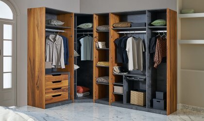 Medusa Home Mobilya - Piramit Köşe Gardırop