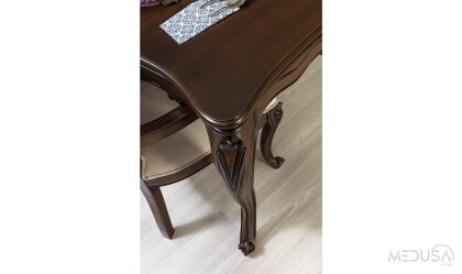 Medusa Home Mobilya - Pırlanta Avangarde Ceviz Yemek Odası