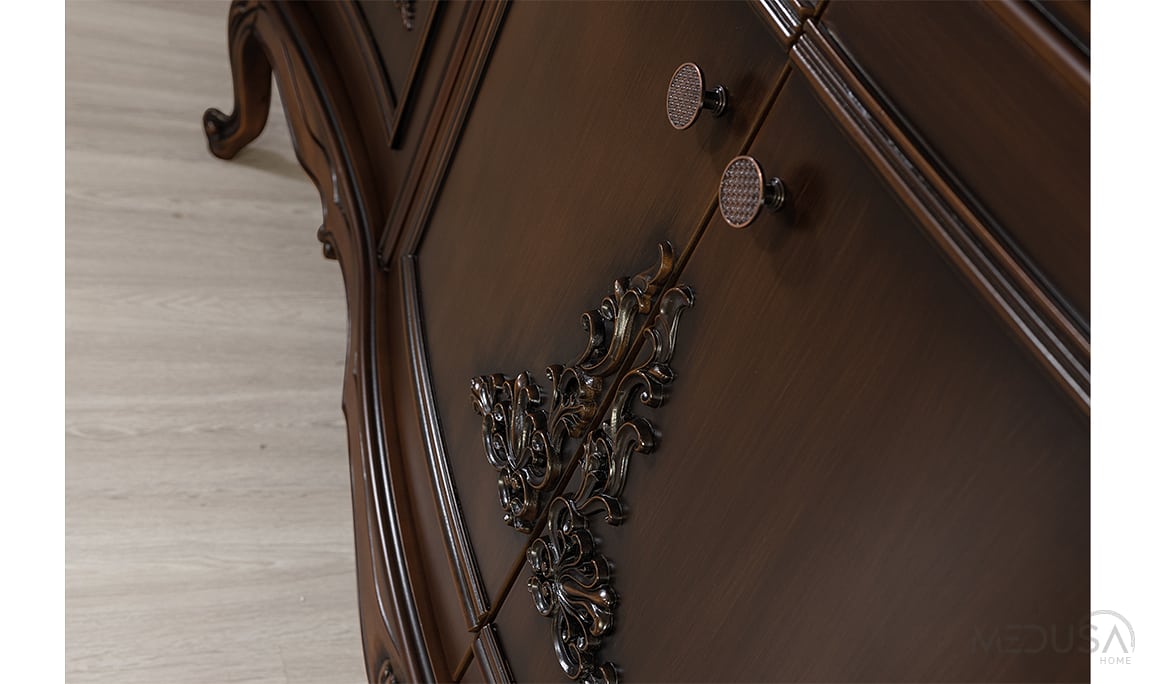 Medusa Home Mobilya - Pırlanta Avangarde Ceviz Yemek Odası