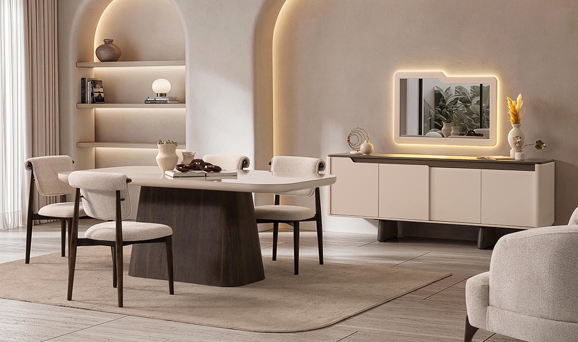 Medusa Home Mobilya - Pisa Yemek Odası