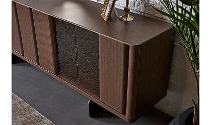 Medusa Home Mobilya - Piyano Füzyon Camlı Konsol