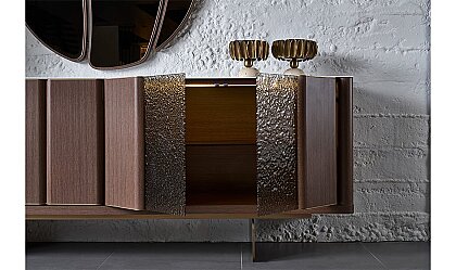 Medusa Home Mobilya - Piyano Füzyon Camlı Porselen Konsol