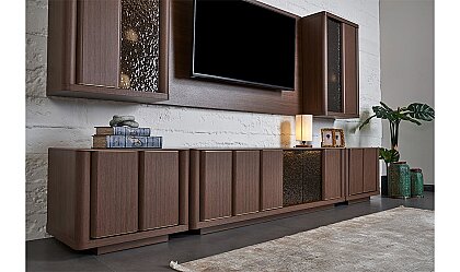 Medusa Home Mobilya - Piyano Füzyon Camlı Tv Ünitesi